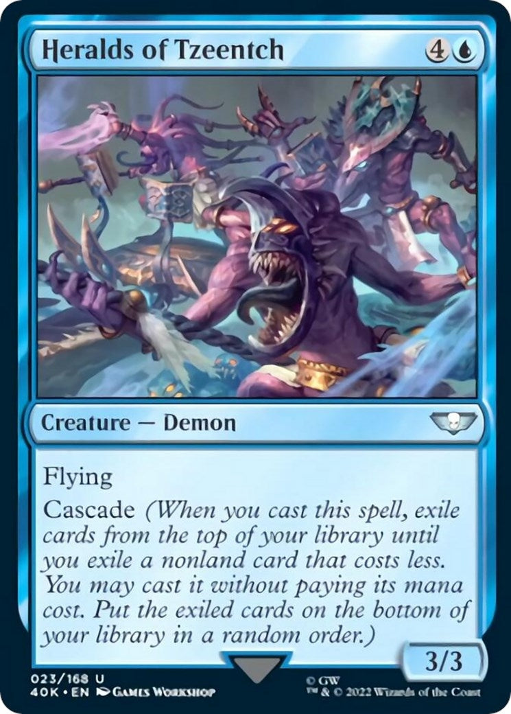 Heralds of Tzeentch (Surge Foil) (23) [40K] - MTG Single