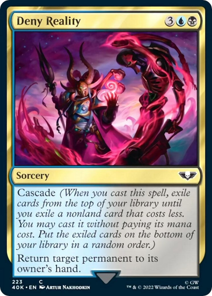 Deny Reality (Surge Foil) (223) [40K] - MTG Single