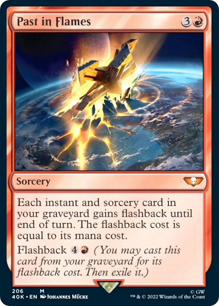 Past in Flames (Surge Foil) (206) [40K] - MTG Single