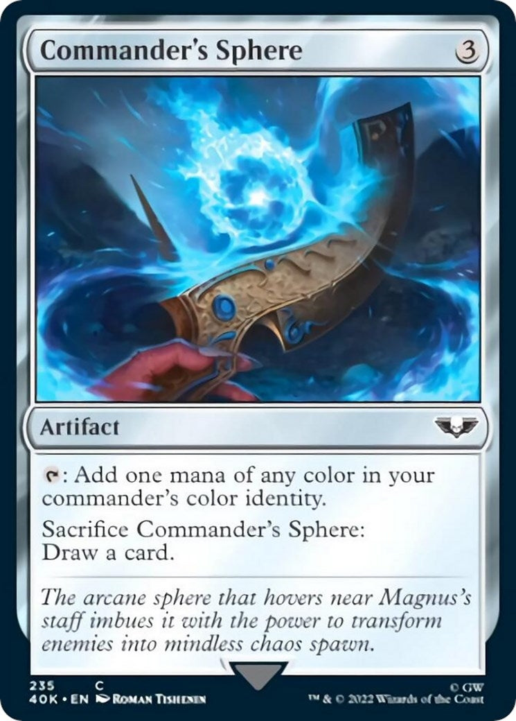 Commander’s Sphere (235) (Surge Foil) (235) [40K] - MTG Single