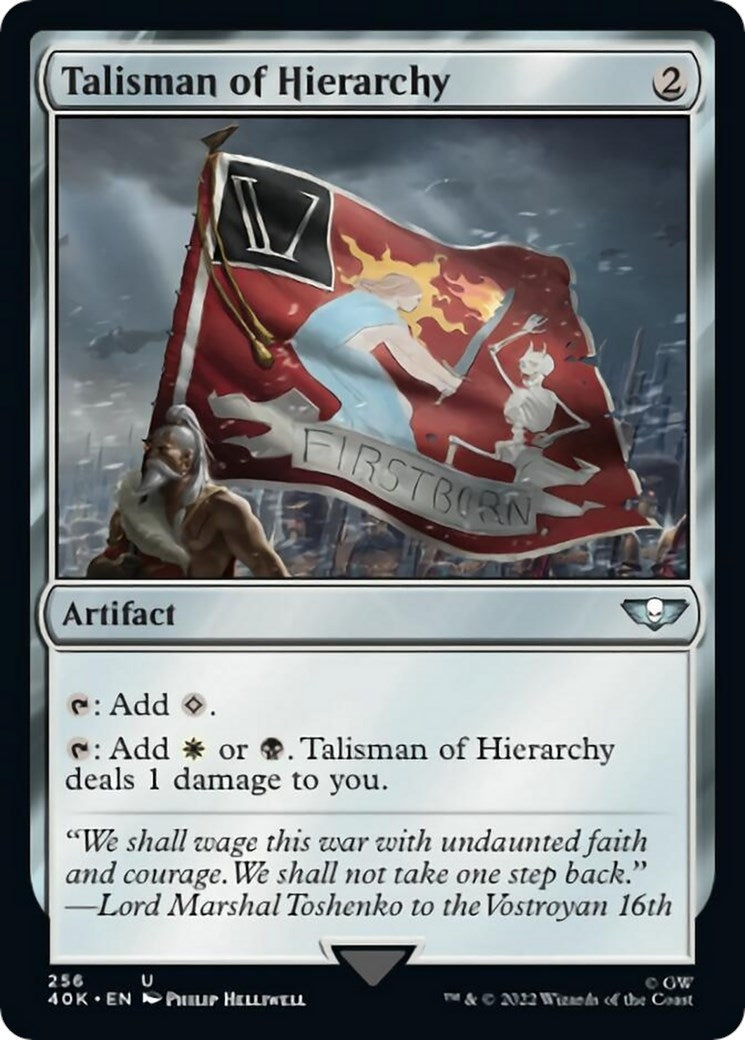 Talisman of Hierarchy (256) [40K] - MTG Single