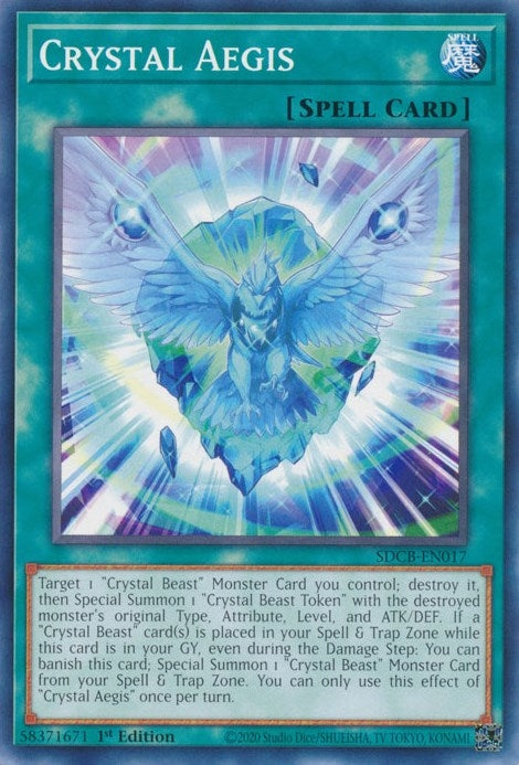 Crystal Aegis (17) (SDCB) - YuGiOh Single
