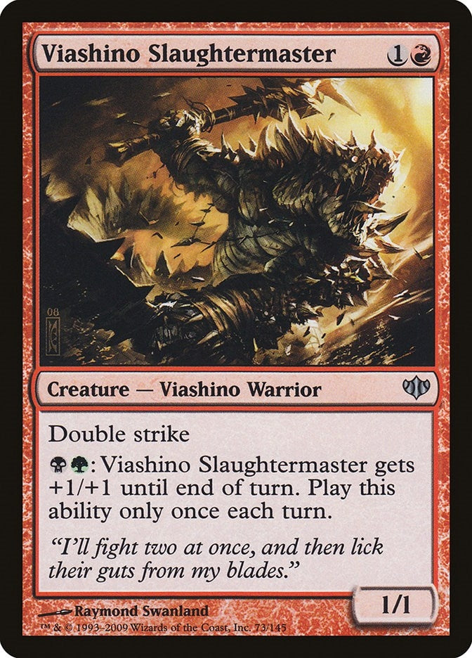 Viashino Slaughtermaster (73) [CON] - MTG Single