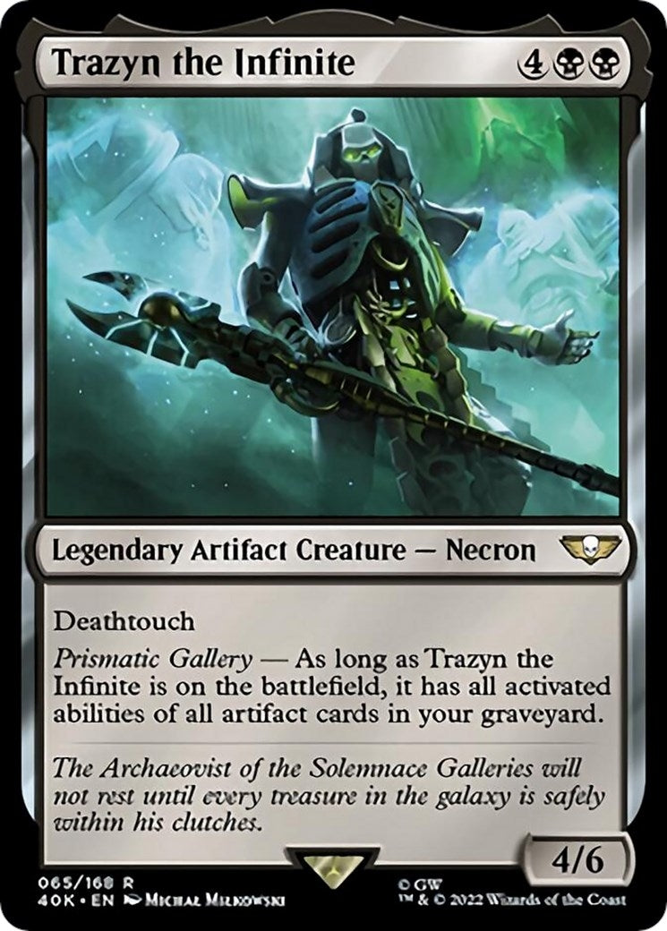 Trazyn the Infinite (Surge Foil) (65) [40K] - MTG Single