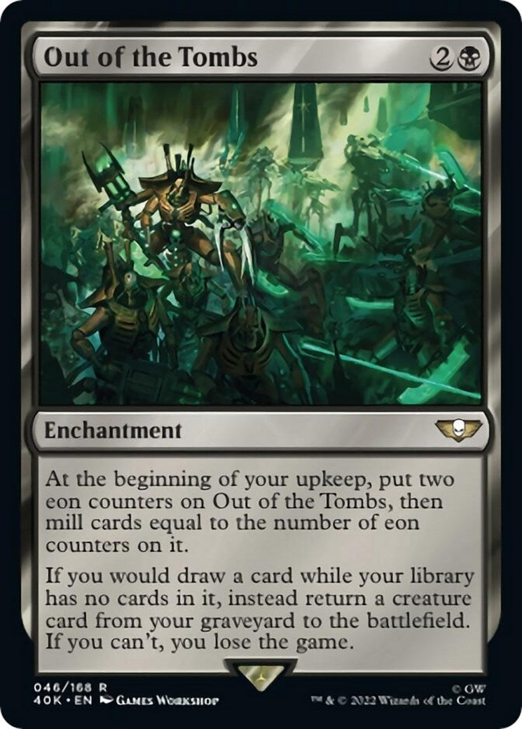 Out of the Tombs (Surge Foil) (46) [40K] - MTG Single