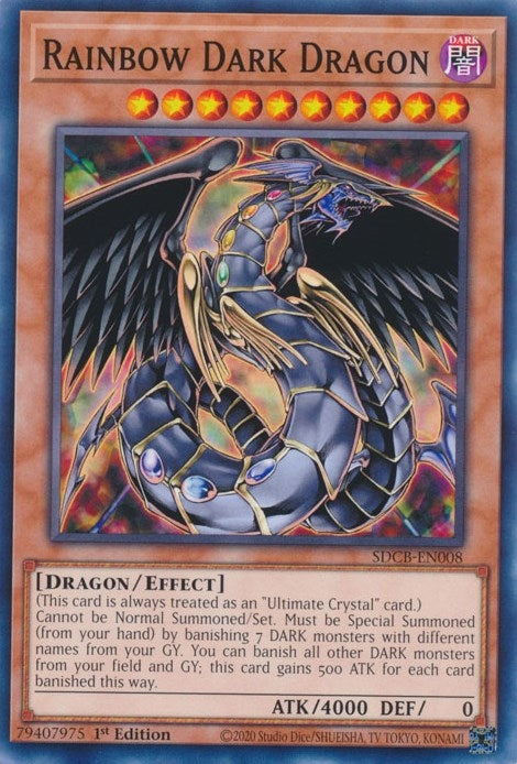 Rainbow Dark Dragon (8) (SDCB) - YuGiOh Single