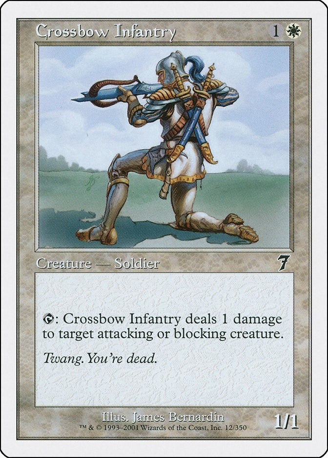 Crossbow Infantry (12) [7ED] - MTG Single