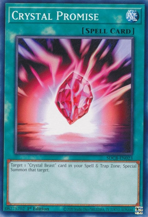 Crystal Promise (23) (SDCB) - YuGiOh Single