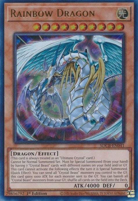 Rainbow Dragon (41) (SDCB) - YuGiOh Single