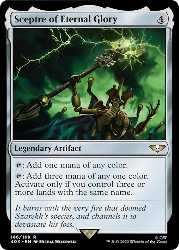 Sceptre of Eternal Glory (166) [40K] - MTG Single