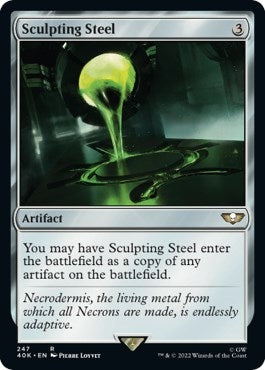 Sculpting Steel (247) [40K] - MTG Single