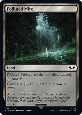 Polluted Mire (288) [40K] - MTG Single
