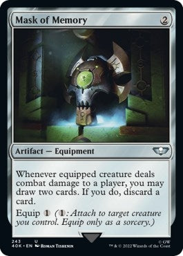 Mask of Memory (Surge Foil) (243) [40K] - MTG Single