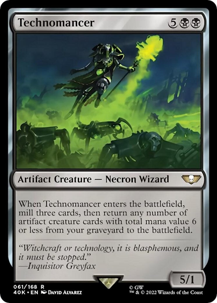 Technomancer (Surge Foil) (61) [40K] - MTG Single