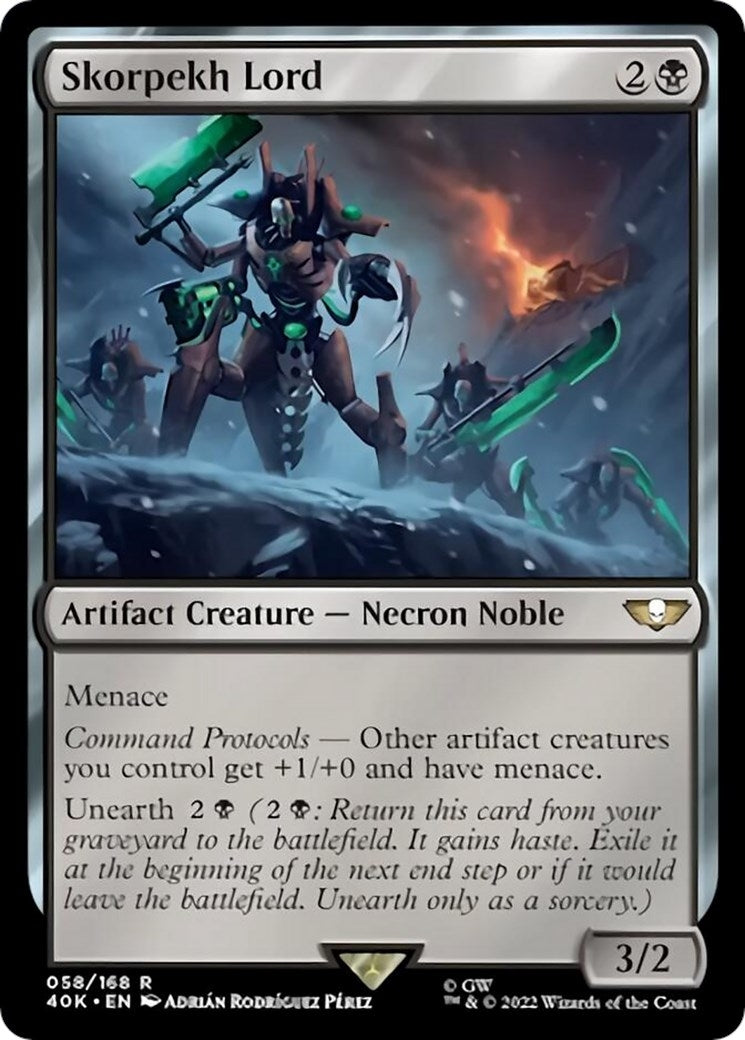 Skorpekh Lord (Surge Foil) (58) [40K] - MTG Single