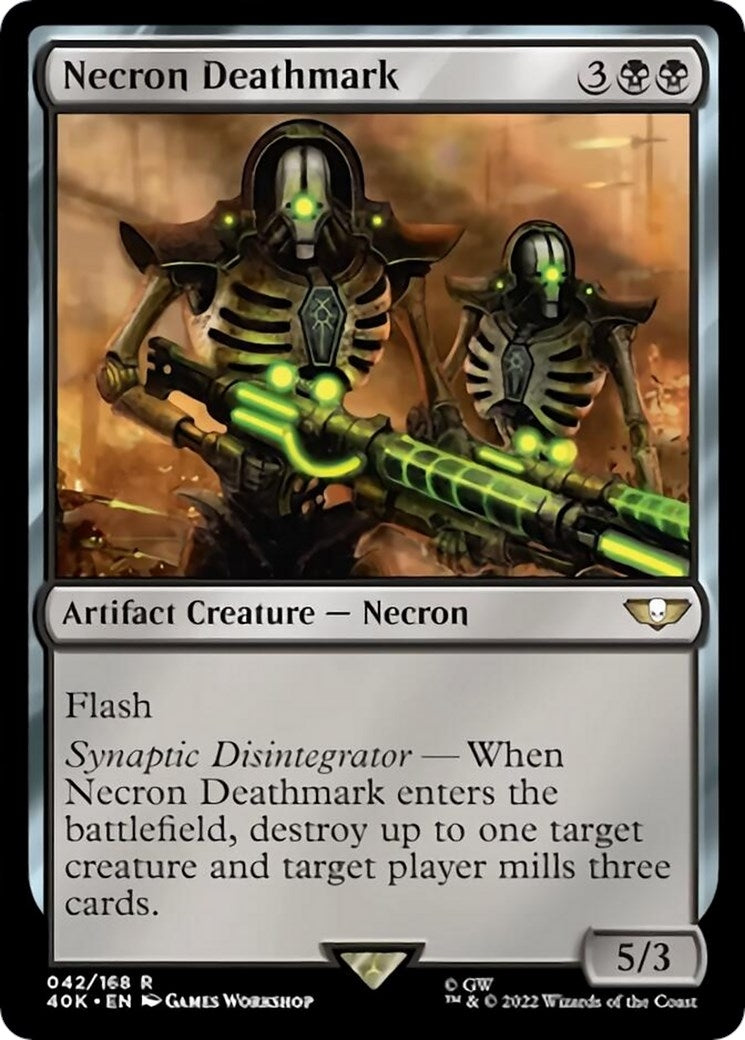 Necron Deathmark (Surge Foil) (42) [40K] - MTG Single