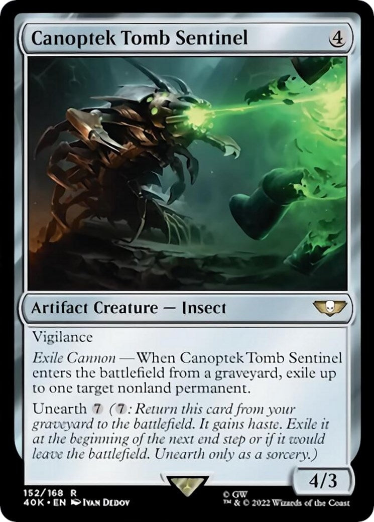 Canoptek Tomb Sentinel (Surge Foil) (152) [40K] - MTG Single