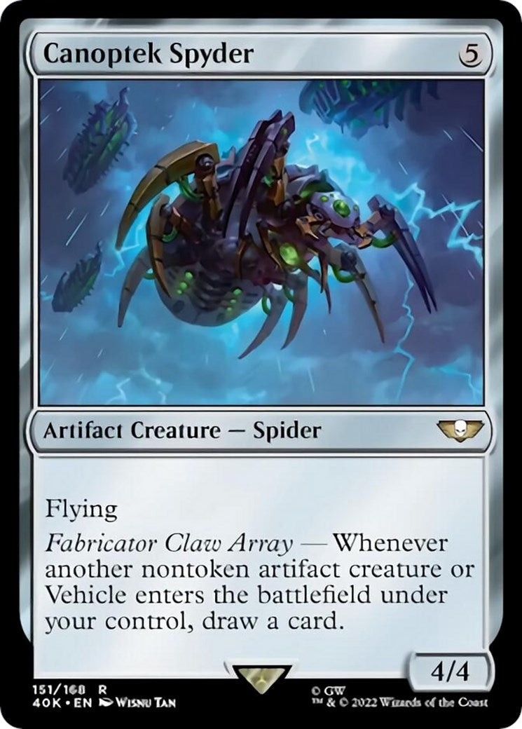 Canoptek Spyder (Surge Foil) (151) [40K] - MTG Single