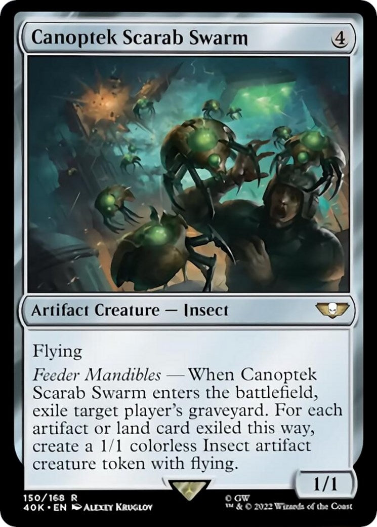 Canoptek Scarab Swarm (Surge Foil) (150) [40K] - MTG Single