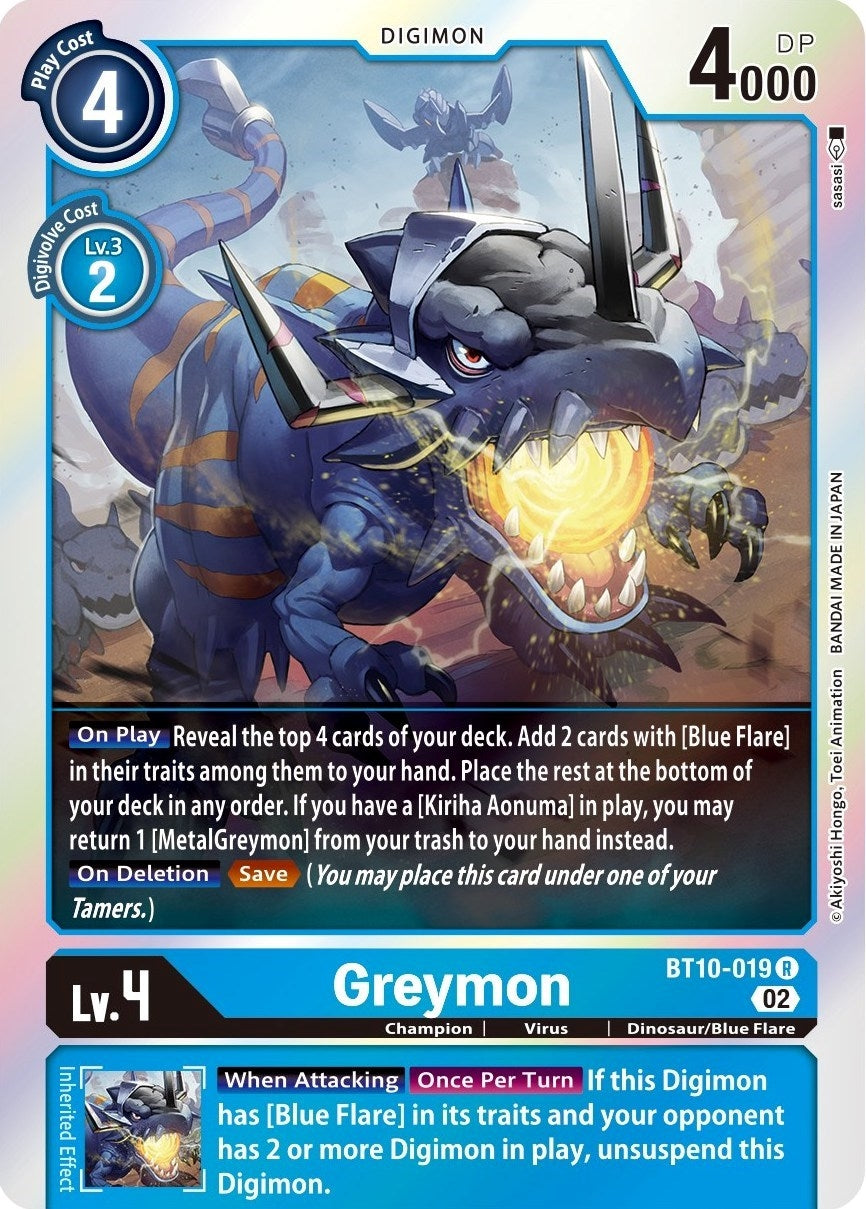 Greymon (10019) [BT10] - Digimon Card Game Single