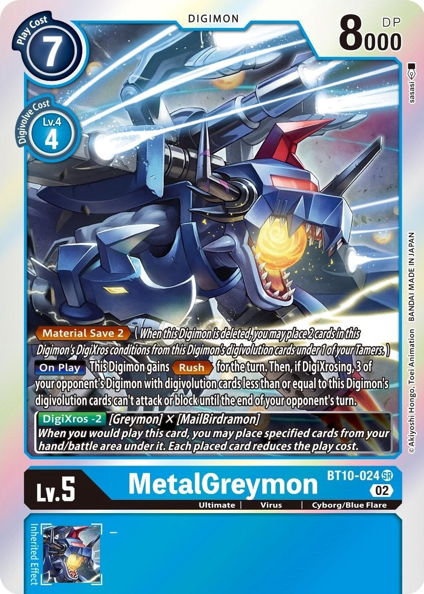 MetalGreymon (10024) [BT10] - Digimon Card Game Single
