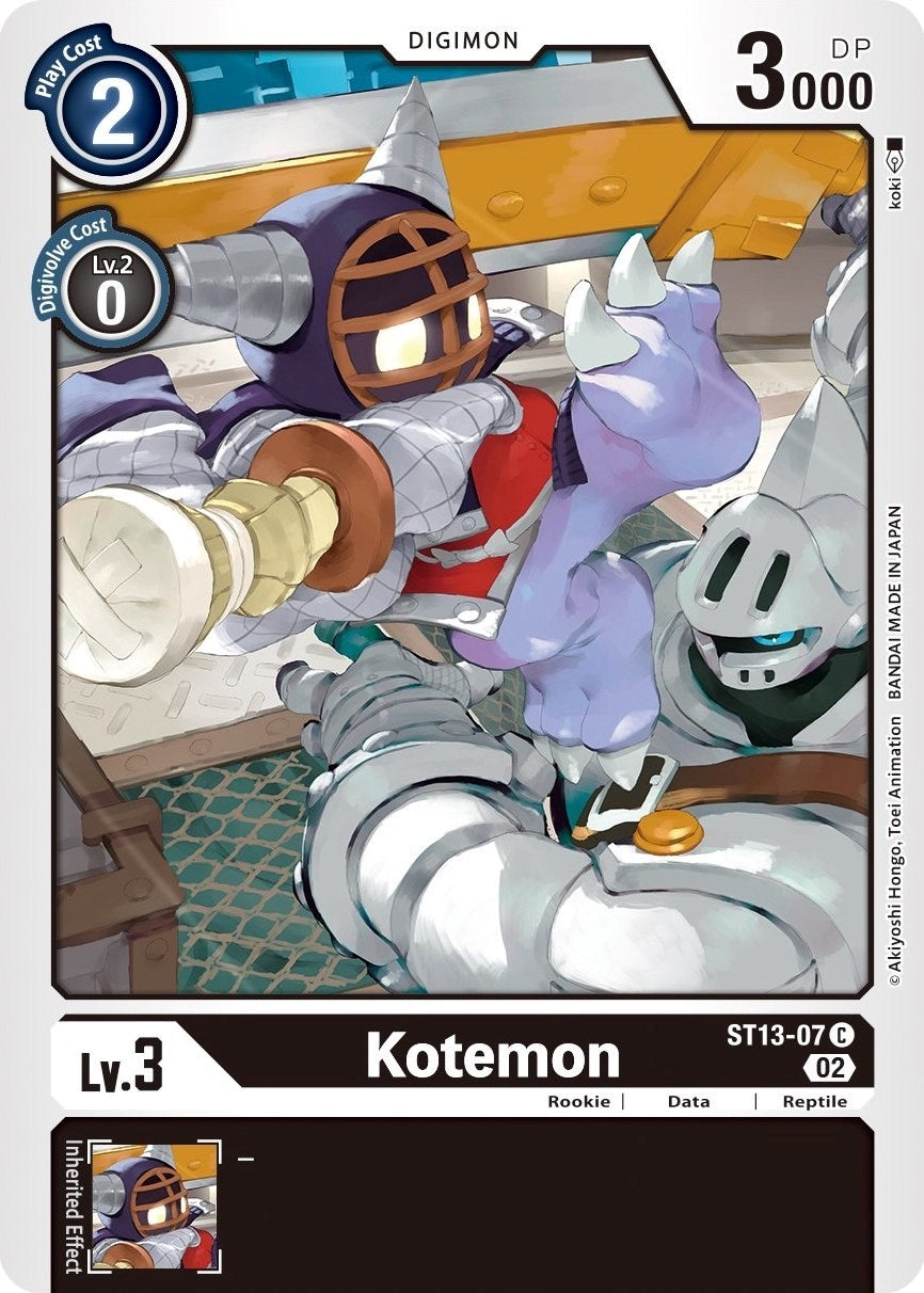 Kotemon (1307) [ST-13] - Digimon Card Game Single