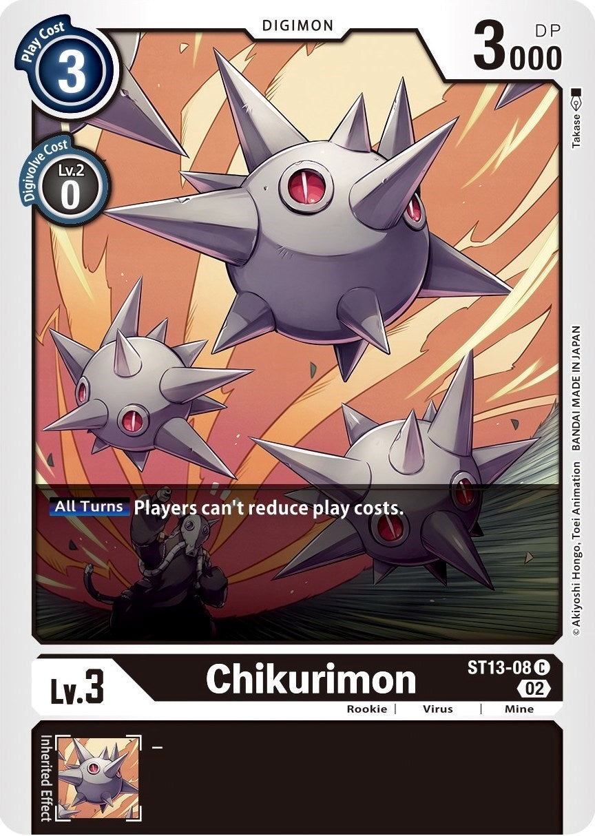 Chikurimon (1308) [ST-13] - Digimon Card Game Single
