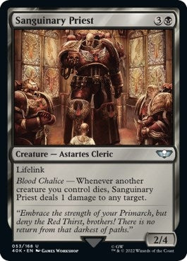 Sanguinary Priest (Surge Foil) (53) [40K] - MTG Single