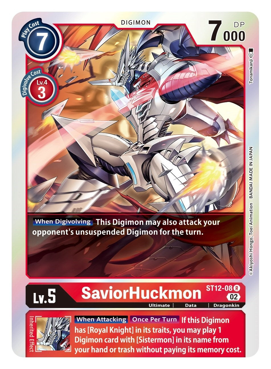 SaviorHuckmon (1208) [ST-12] - Digimon Card Game Single
