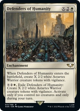 Defenders of Humanity (11) [40K] - MTG Single