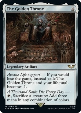 The Golden Throne (Surge Foil) (157) [40K] - MTG Single