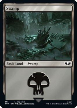 Swamp (314) (314) [40K] - MTG Single