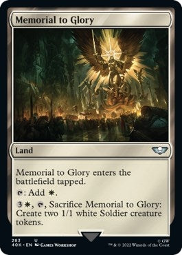 Memorial to Glory (283) [40K] - MTG Single