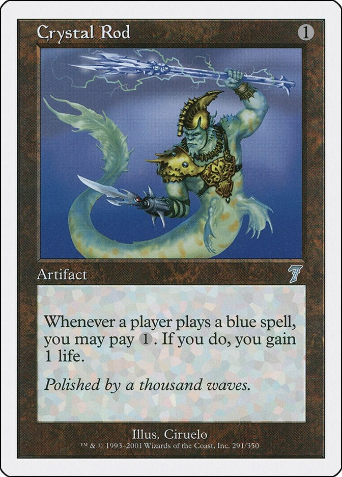 Crystal Rod (291) [7ED] - MTG Single