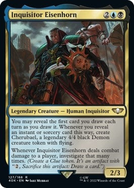 Inquisitor Eisenhorn (127) [40K] - MTG Single