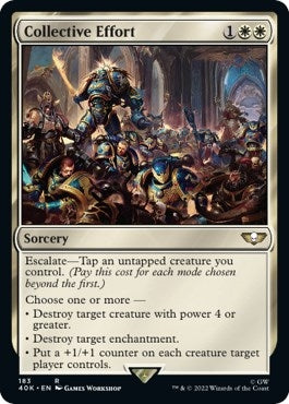 Collective Effort (183) [40K] - MTG Single