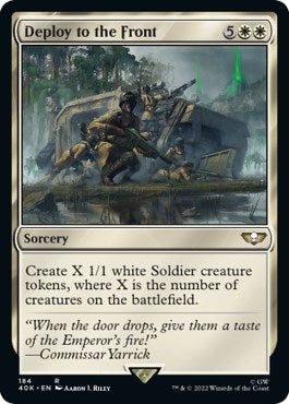 Deploy to the Front (184) [40K] - MTG Single