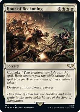 Hour of Reckoning (187) [40K] - MTG Single