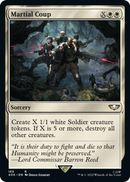 Martial Coup (189) [40K] - MTG Single