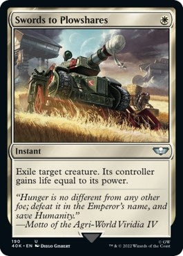 Swords to Plowshares (Surge Foil) (190) [40K] - MTG Single