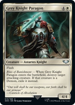 Grey Knight Paragon (Surge Foil) (13) [40K] - MTG Single