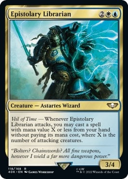 Epistolary Librarian (Surge Foil) (118) [40K] - MTG Single