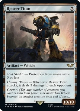 Reaver Titan (Surge Foil) (163) [40K] - MTG Single