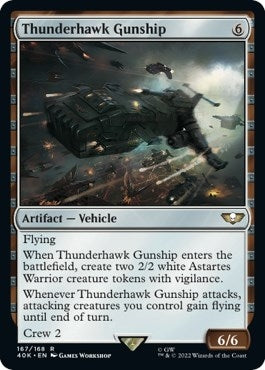Thunderhawk Gunship (Surge Foil) (167) [40K] - MTG Single