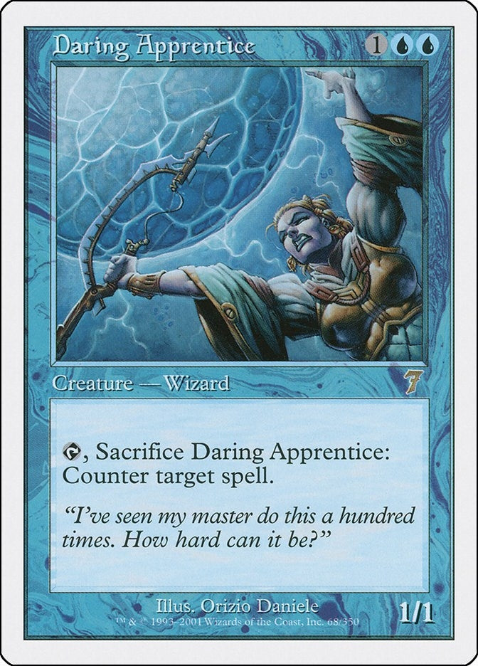 Daring Apprentice (68) [7ED] - MTG Single