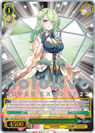 Wishing for a Future With You Ceres Fauna (SP) (3622) [HOL2] - Weiss Schwarz Single