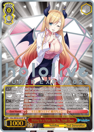 Wishing for a Future With You Yuzuki Choco (SP) (3629) [HOL2] - Weiss Schwarz Single