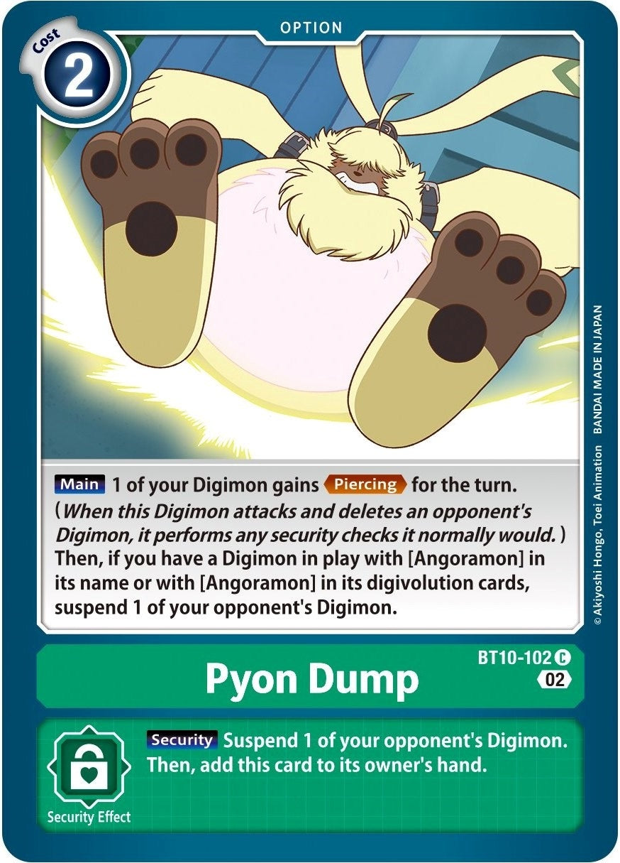 Pyon Dump (10102) [BT10] - Digimon Card Game Single