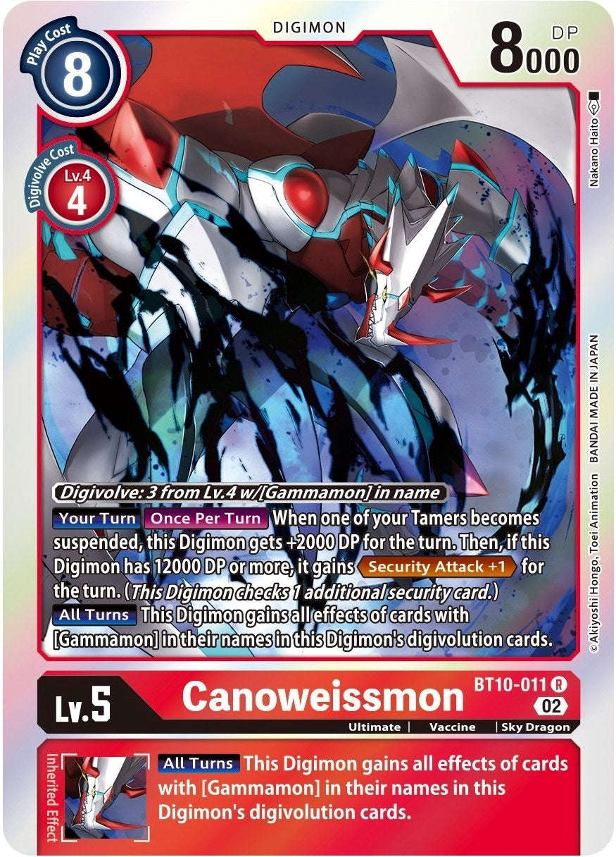 Canoweissmon (10011) [BT10] - Digimon Card Game Single