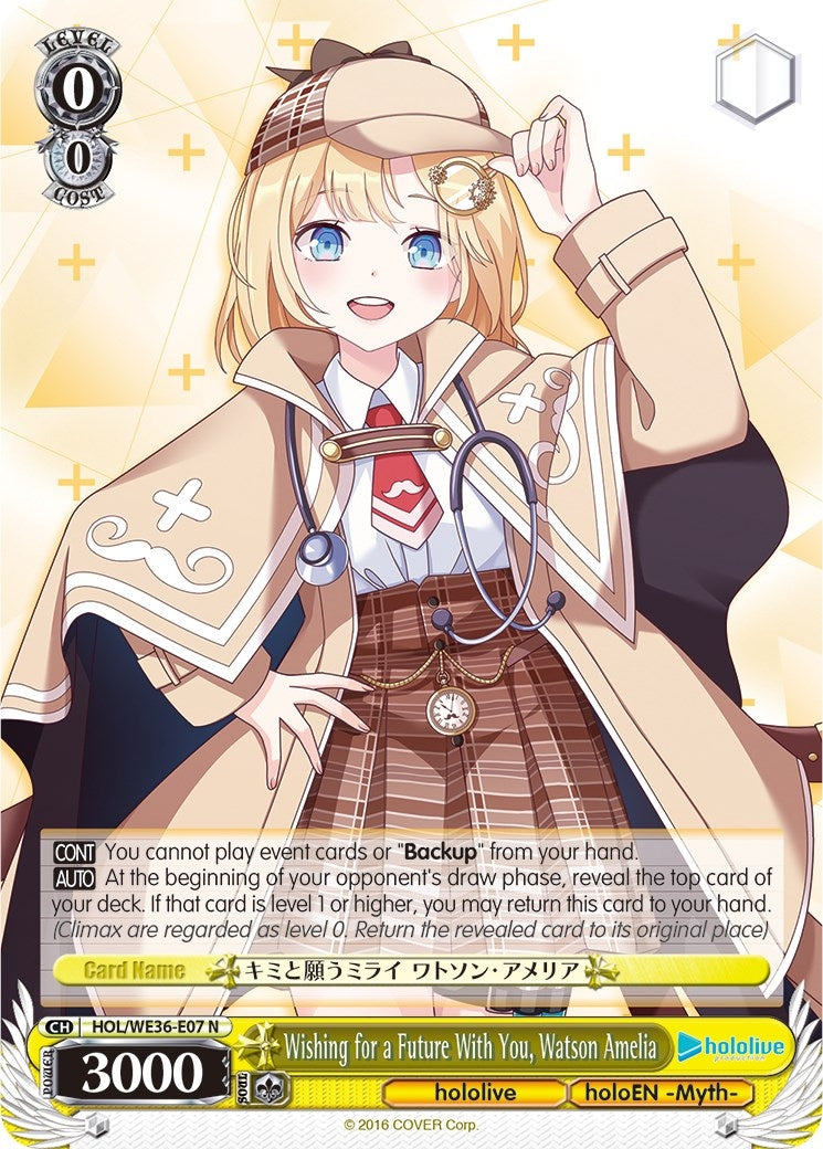 Wishing for a Future With You Watson Amelia (3607) [HOL2] - Weiss Schwarz Single